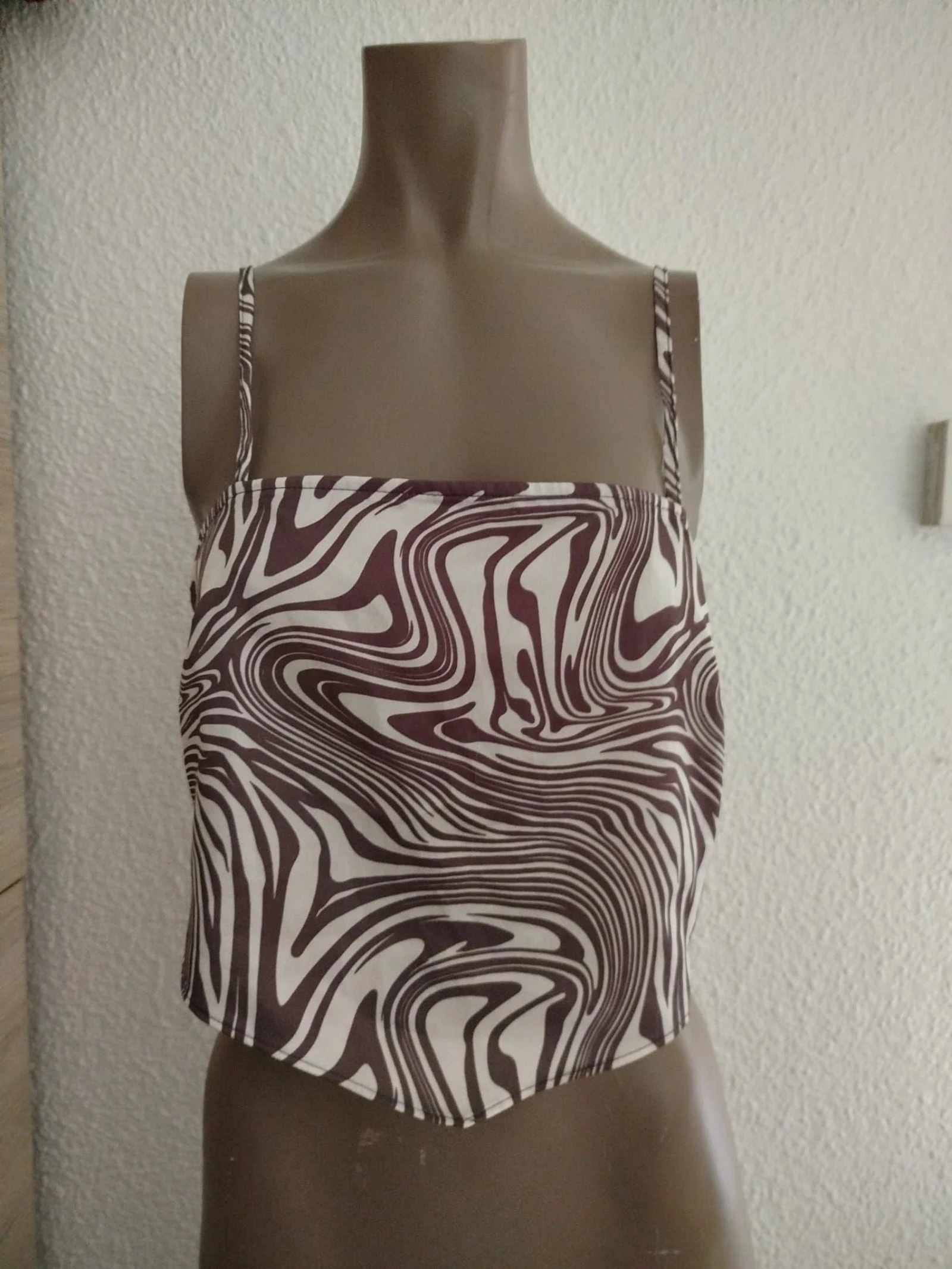Top  estampado cebra Primark talla M